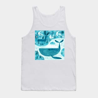 Whale and Deer Tank Top